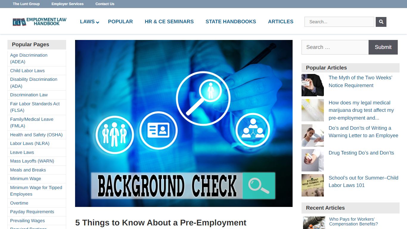 5 Things to Know About a Pre-Employment Background Check